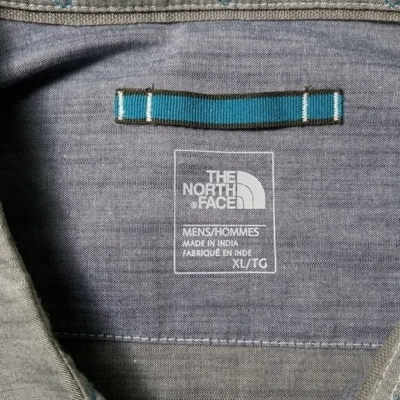 The North Face Men's Casual Button Up Grey Shirt Size XL - Picture 6 of 9